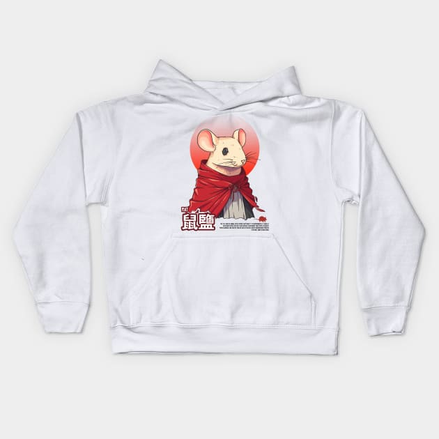 Rat chinese zodiac Kids Hoodie by Wahyuwm48